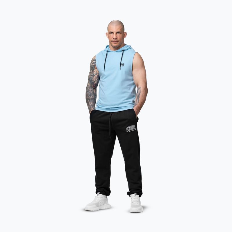 Vyriškas treniruočių džemperis Pitbull Mercado Hilltop Sleeveless Hooded light blue 2