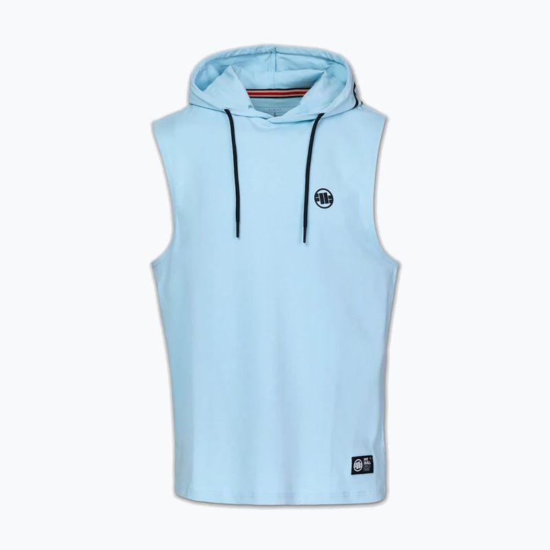 Vyriškas treniruočių džemperis Pitbull Mercado Hilltop Sleeveless Hooded light blue 6