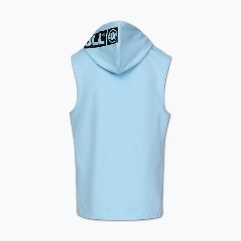 Vyriškas treniruočių džemperis Pitbull Mercado Hilltop Sleeveless Hooded light blue 7
