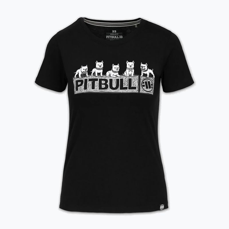 Moteriški marškinėliai Pitbull Softbite black 3