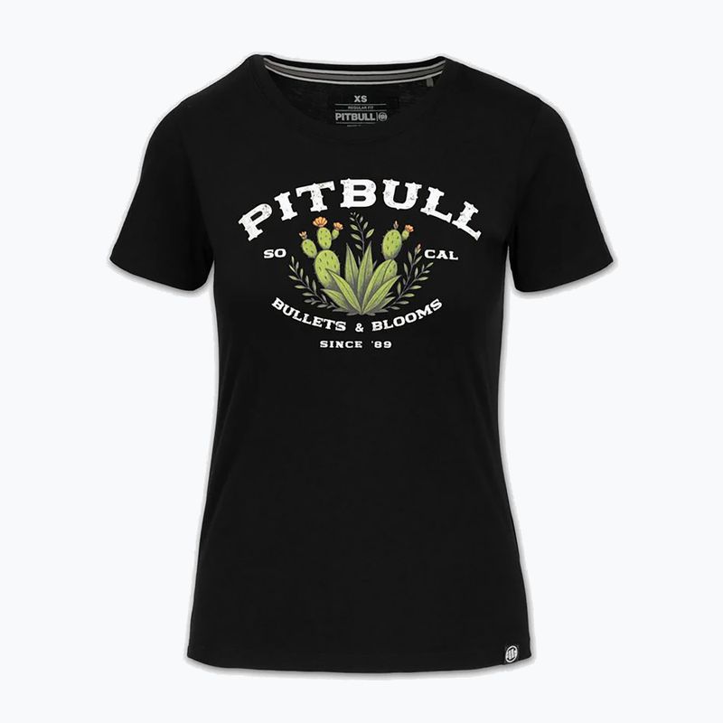 Moteriški marškinėliai Pitbull Bullets & Blooms black 3