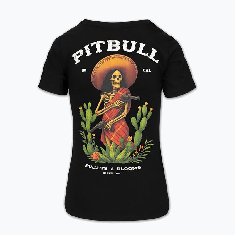 Moteriški marškinėliai Pitbull Bullets & Blooms black 4