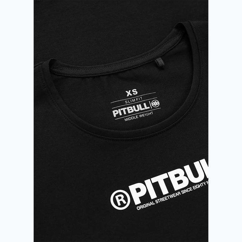 Moteriški marškinėliai ilgomis rankovėmis Pitbull R Slim Fit black 7