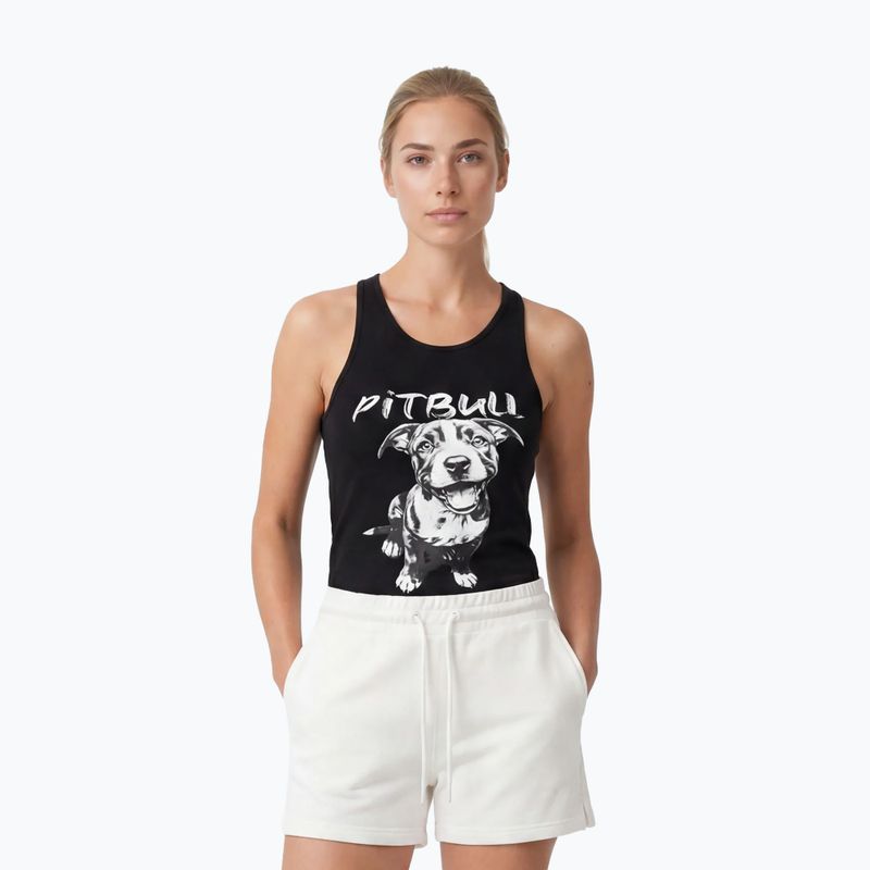 Moteriški marškinėliai Pitbull Puppy 2 Tank Top black