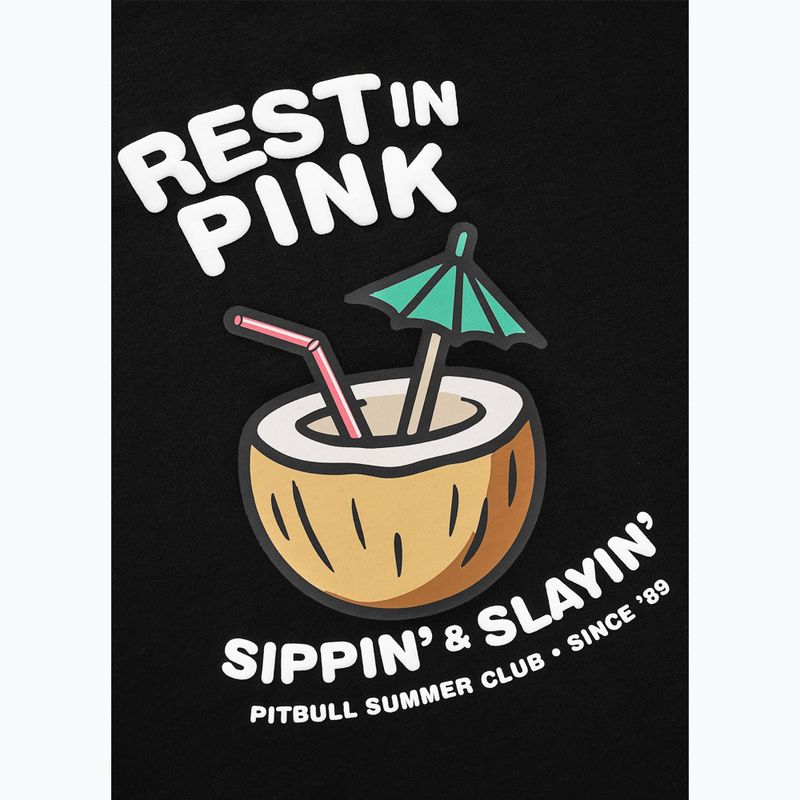 Moteriški marškinėliai Pitbull Rest In Pink Oversize black 8