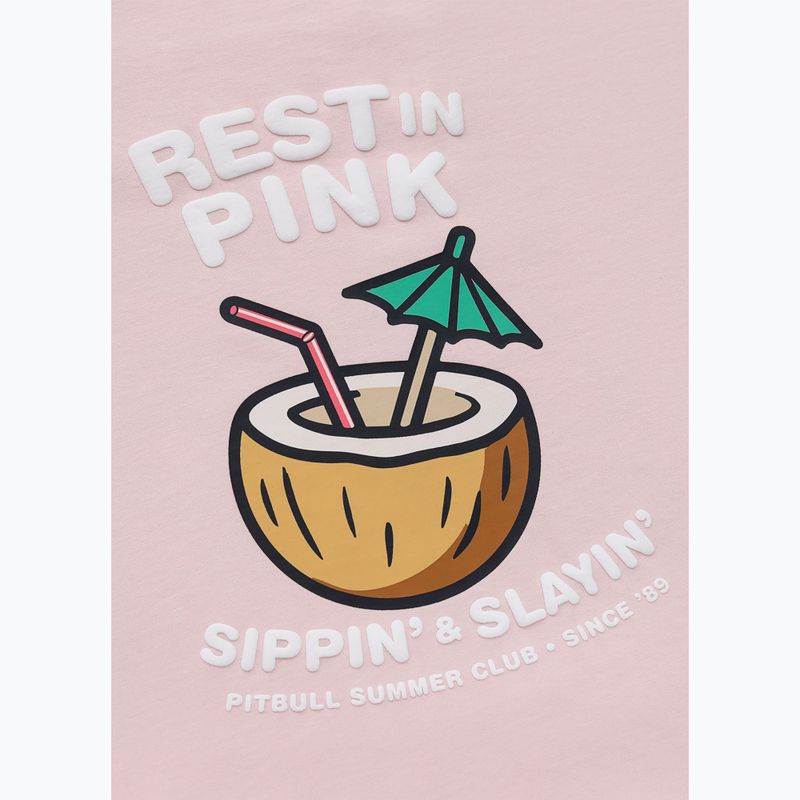 Moteriški marškinėliai Pitbull Rest In Pink Oversize strawberry cream 8