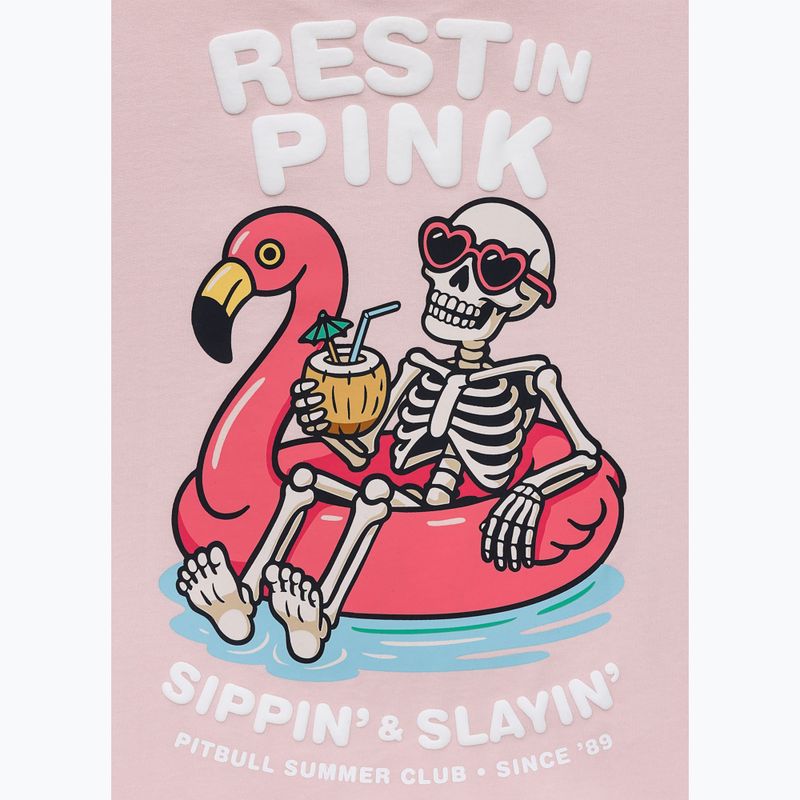 Moteriški marškinėliai Pitbull Rest In Pink Oversize strawberry cream 9