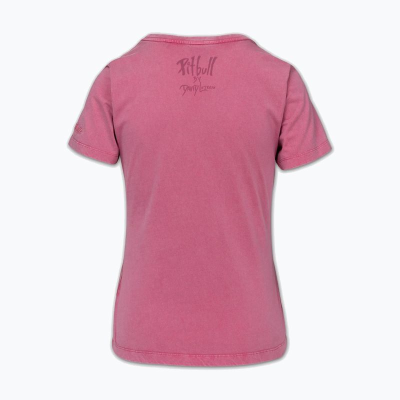 Moteriški marškinėliai Pitbull Dia De Los Perros washed pink 4