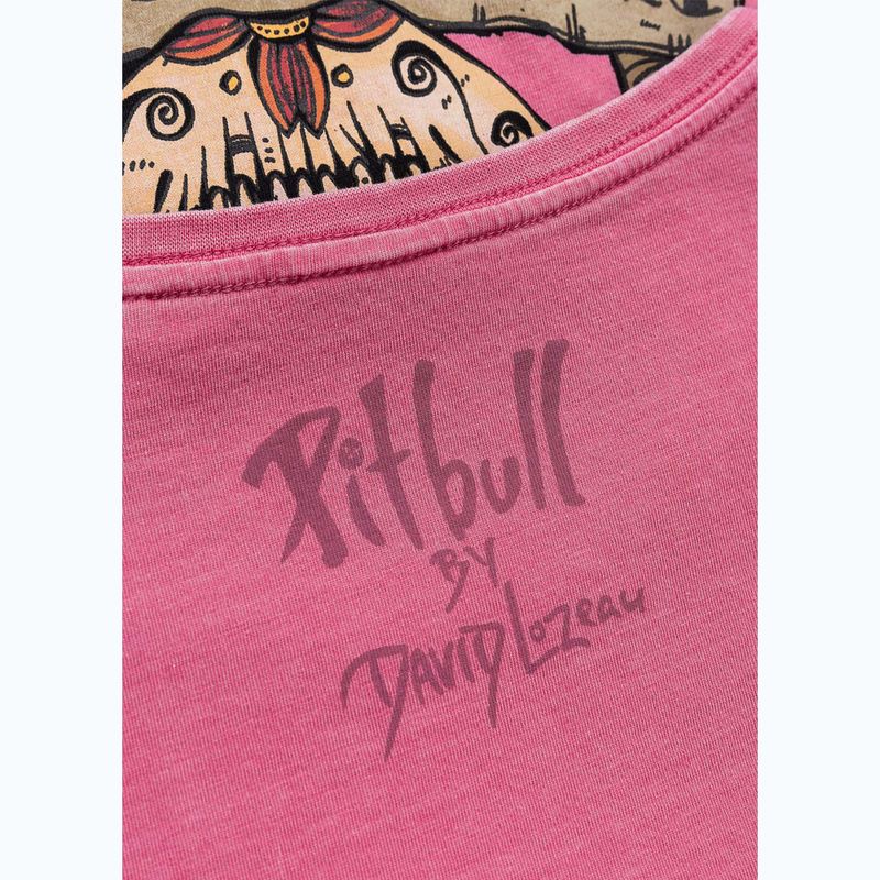 Moteriški marškinėliai Pitbull Dia De Los Perros washed pink 8