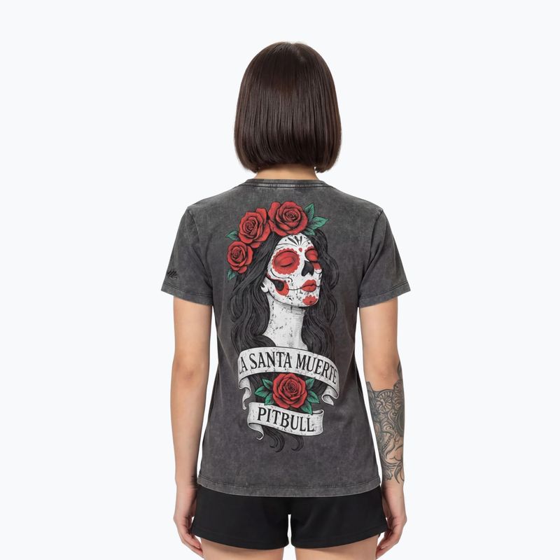 Moteriški marškinėliai Pitbull Santa Muerte graphite 3