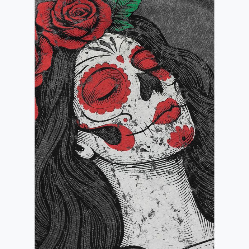 Moteriški marškinėliai Pitbull Santa Muerte graphite 9