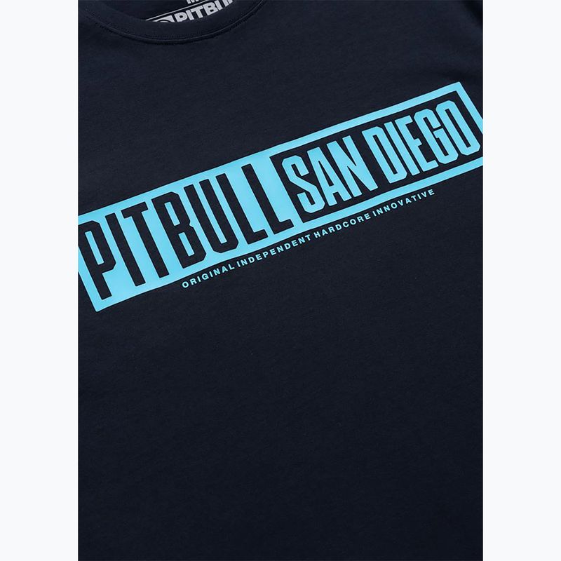 Vyriški marškinėliai Pitbull Eighty Nine Dog tamsiai mėlyni 9