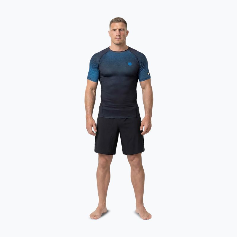 Vyriški marškinėliai Pitbull Belt Rashguard blue 2