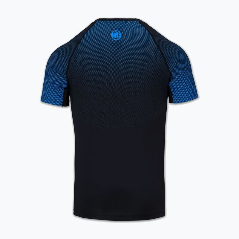 Vyriški marškinėliai Pitbull Belt Rashguard blue 4