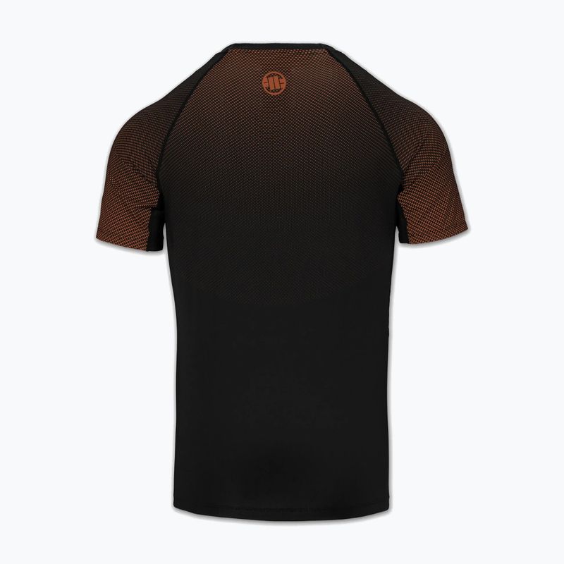 Vyriški marškinėliai Pitbull Belt Rashguard brown 4