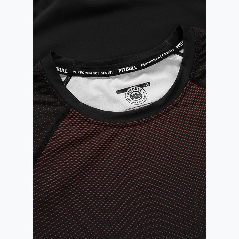 Vyriški marškinėliai Pitbull Belt Rashguard brown 5