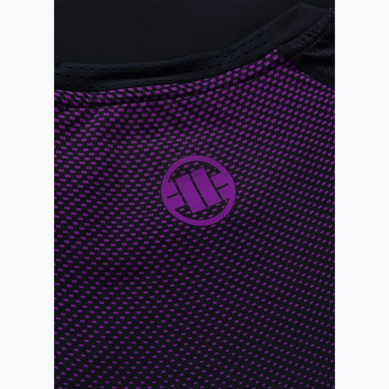 Vyriškas ilgomis rankovėmis rashguardas Pitbull Belt Rashguard purple 7