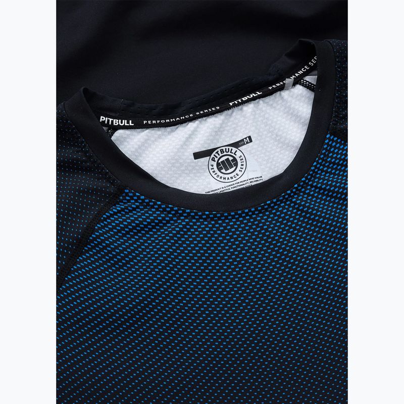 Vyriškas ilgomis rankovėmis rashguardas Pitbull Belt Rashguard blue 5