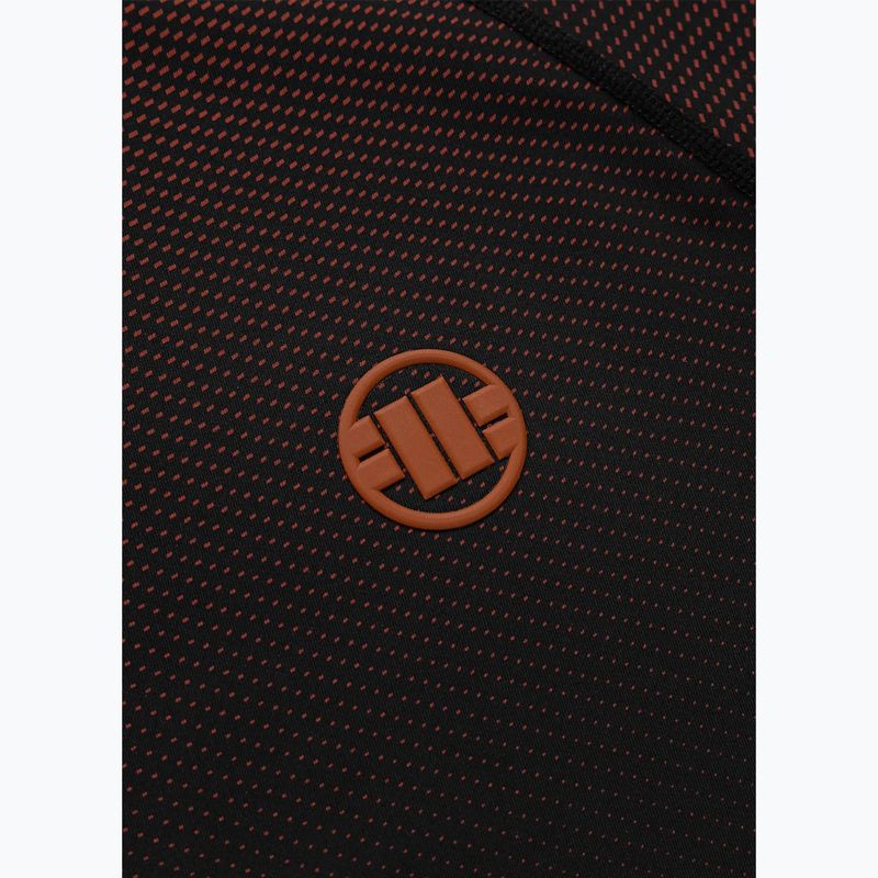 Vyriškas ilgomis rankovėmis rashguardas Pitbull Belt Rashguard brown 6