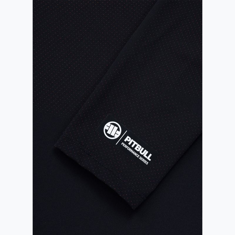 Vyriškas ilgomis rankovėmis rashguardas Pitbull Belt Rashguard brown 8