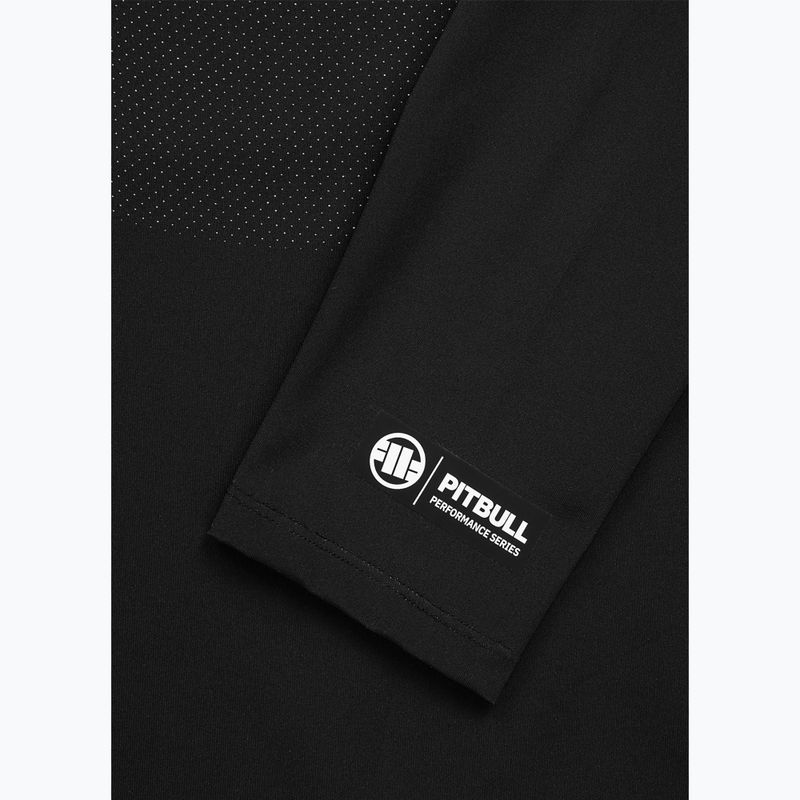 Vyriškas ilgomis rankovėmis rashguardas Pitbull Belt Rashguard black 9