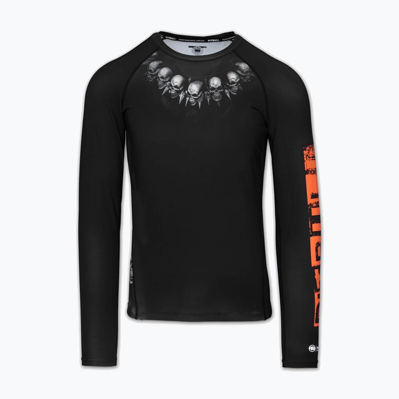 Vyriškas ilgomis rankovėmis rashguardas Pitbull Blacky Rashguard 5