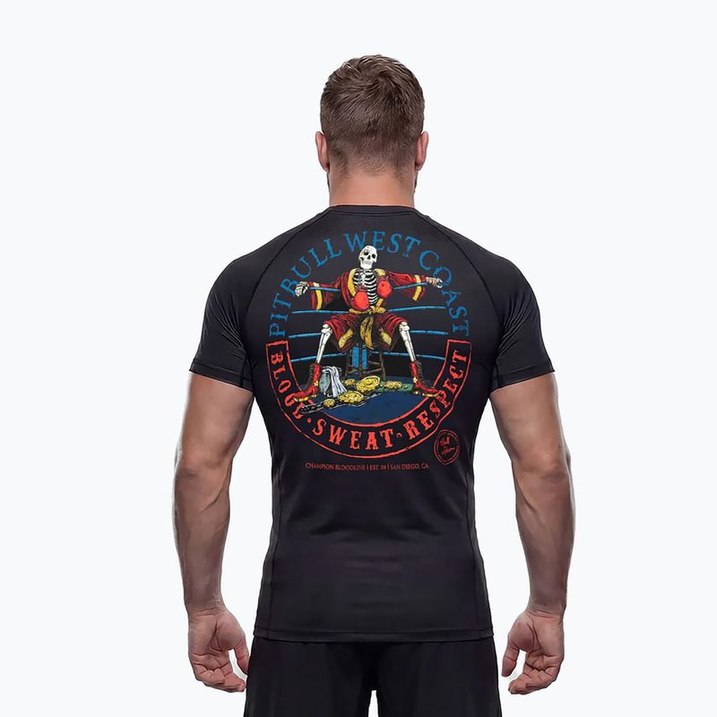 Vyriški marškinėliai Pitbull Champion Bloodline Rashguard black 3