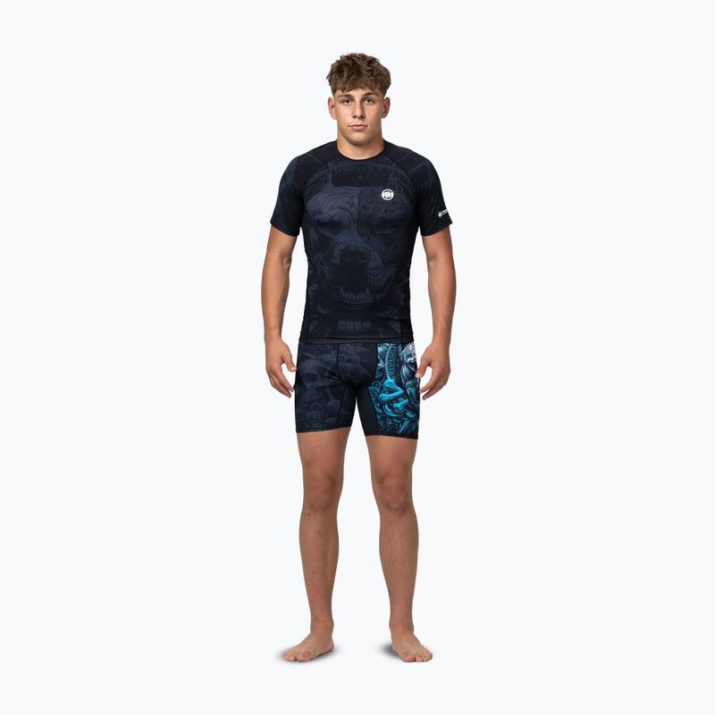 Vyriški marškinėliai Pitbull World Rashguard black 2