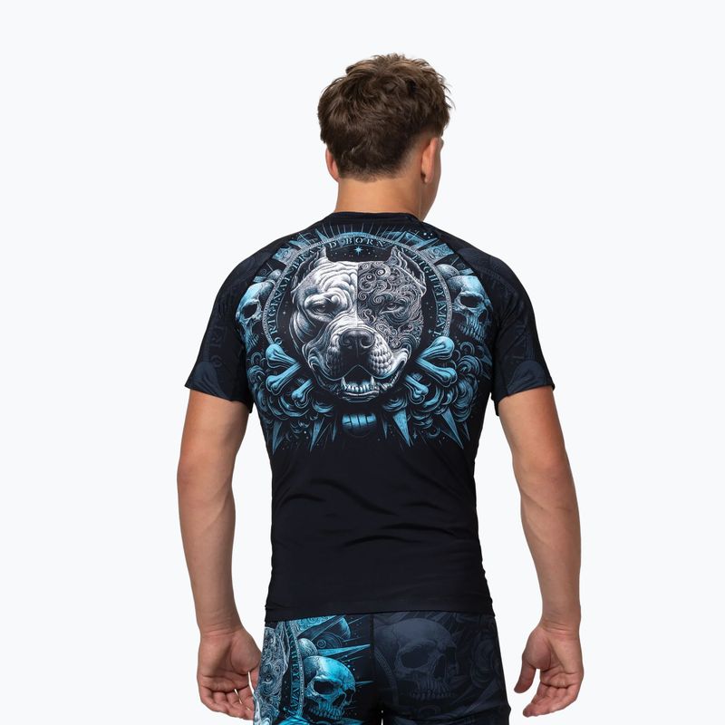 Vyriški marškinėliai Pitbull World Rashguard black 3
