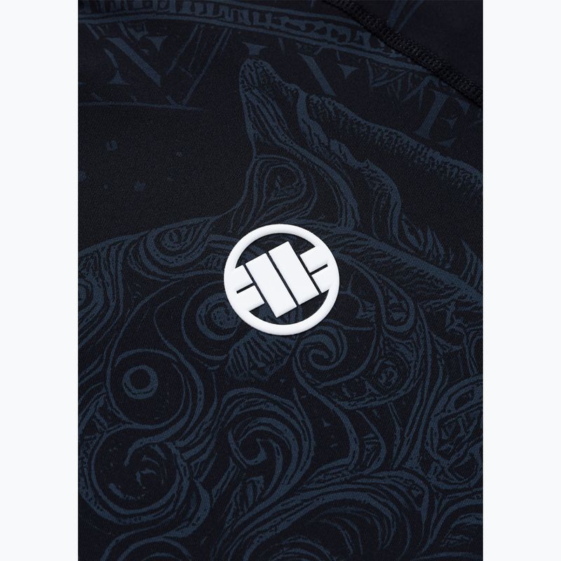 Vyriški marškinėliai Pitbull World Rashguard black 7