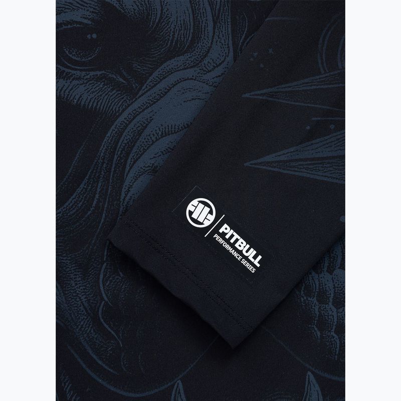 Vyriškas ilgomis rankovėmis rashguardas Pitbull World Rashguard black 11