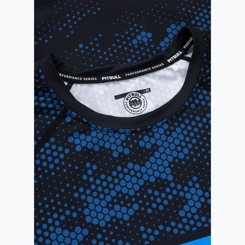 Vyriški marškinėliai Pitbull Hex Camo Hilltop Rashguard blue 5