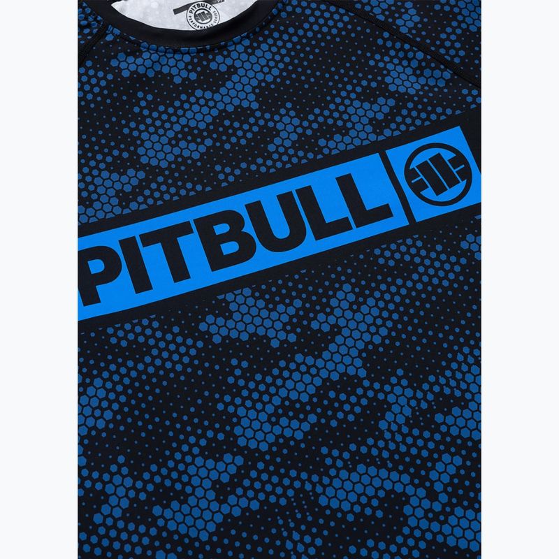 Vyriški marškinėliai Pitbull Hex Camo Hilltop Rashguard blue 6