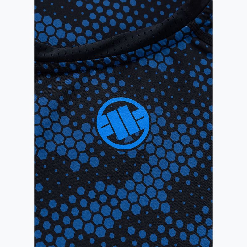 Vyriški marškinėliai Pitbull Hex Camo Hilltop Rashguard blue 7