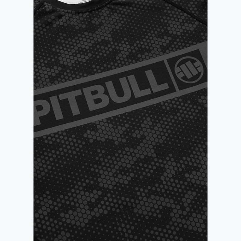 Vyriški marškinėliai Pitbull Hex Camo Hilltop Rashguard black 6