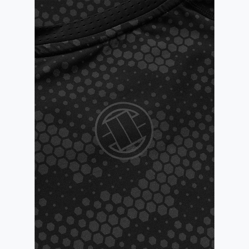Vyriški marškinėliai Pitbull Hex Camo Hilltop Rashguard black 7