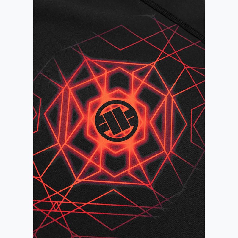 Vyriški marškinėliai Pitbull Ray Rashguard fluo/red 5