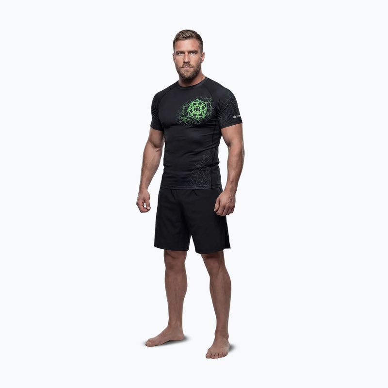 Vyriški marškinėliai Pitbull Ray Rashguard fluo green 2
