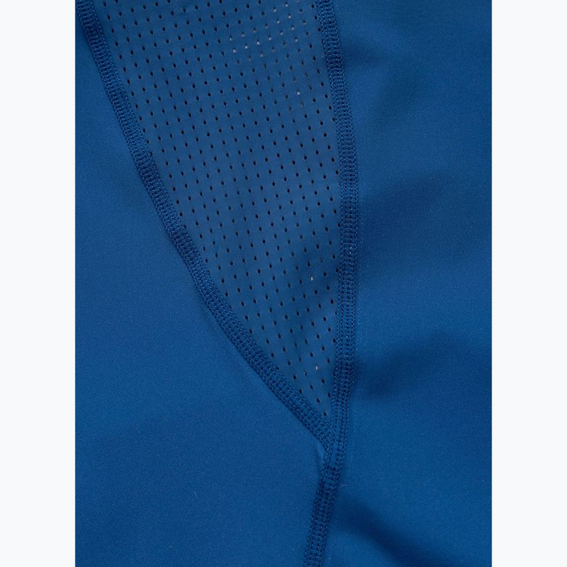 Vyriškas ilgomis rankovėmis rashguardas Pitbull Rashguard Logo Palms blue 9