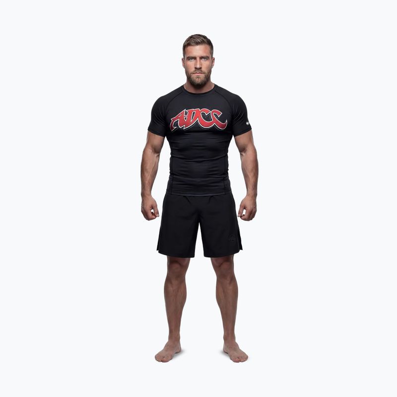Vyriški marškinėliai Pitbull ADCC Rashguard black 2