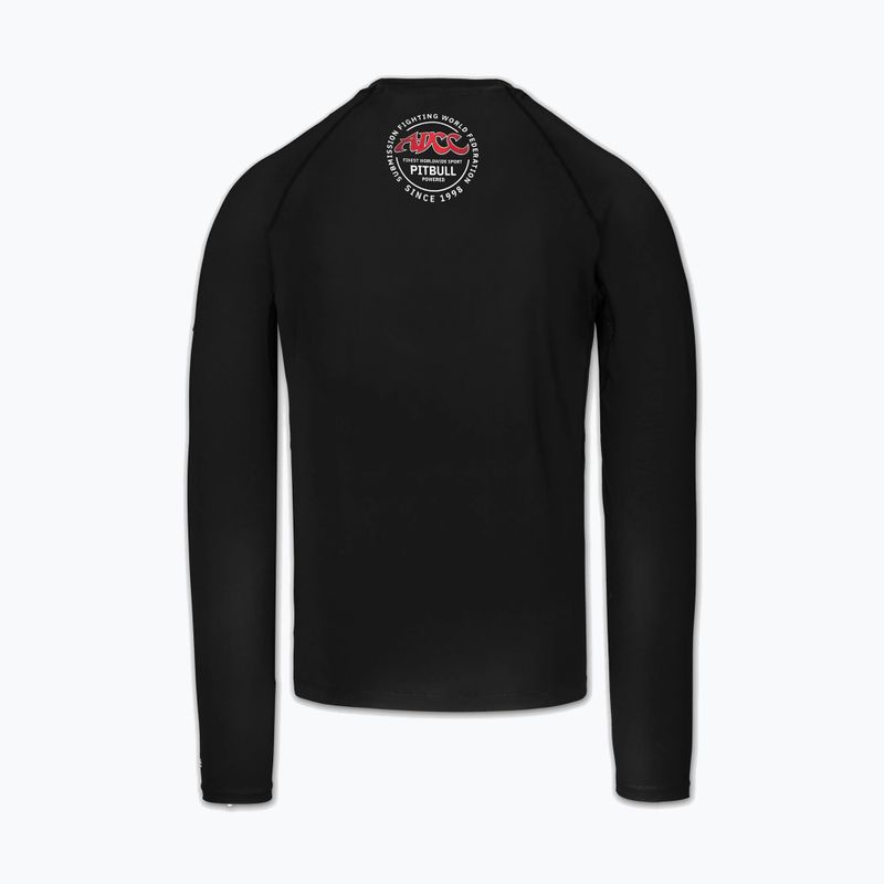 Vyriškas ilgomis rankovėmis rashguardas Pitbull ADCC Rashguard black 4