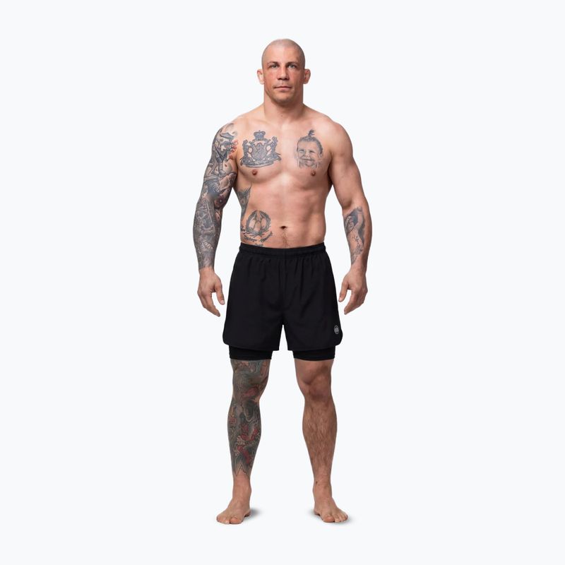 Vyriški šortai Pitbull Sport Mesh juodi 2