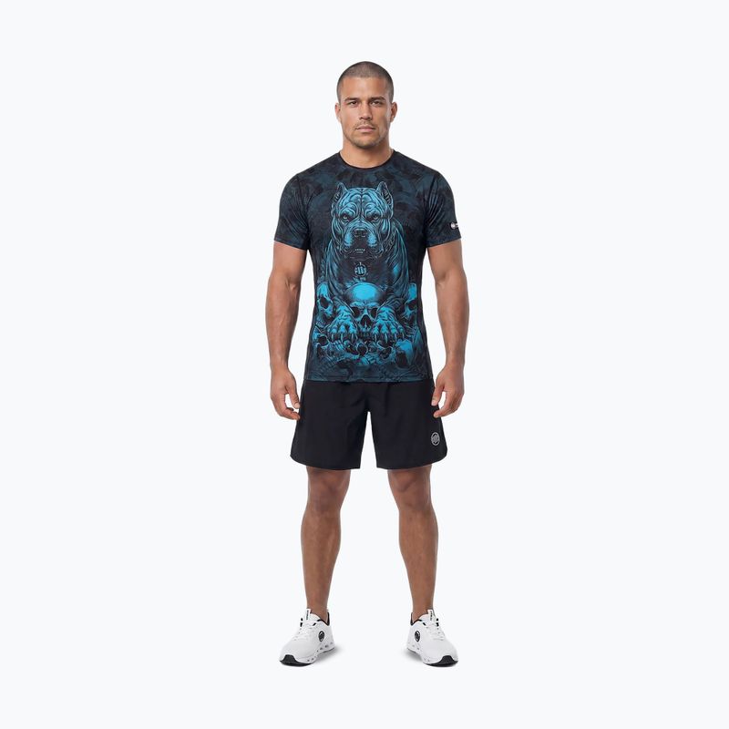Vyriški marškinėliai Pitbull Mesh Guardian Angel black 2