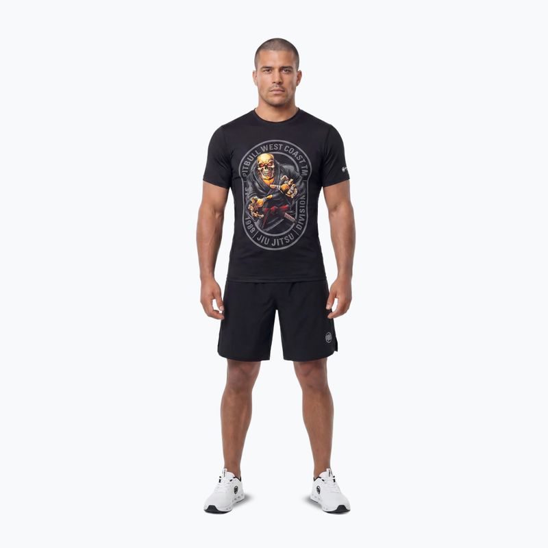 Vyriški marškinėliai Pitbull Mesh Jiu Jitsu black 2