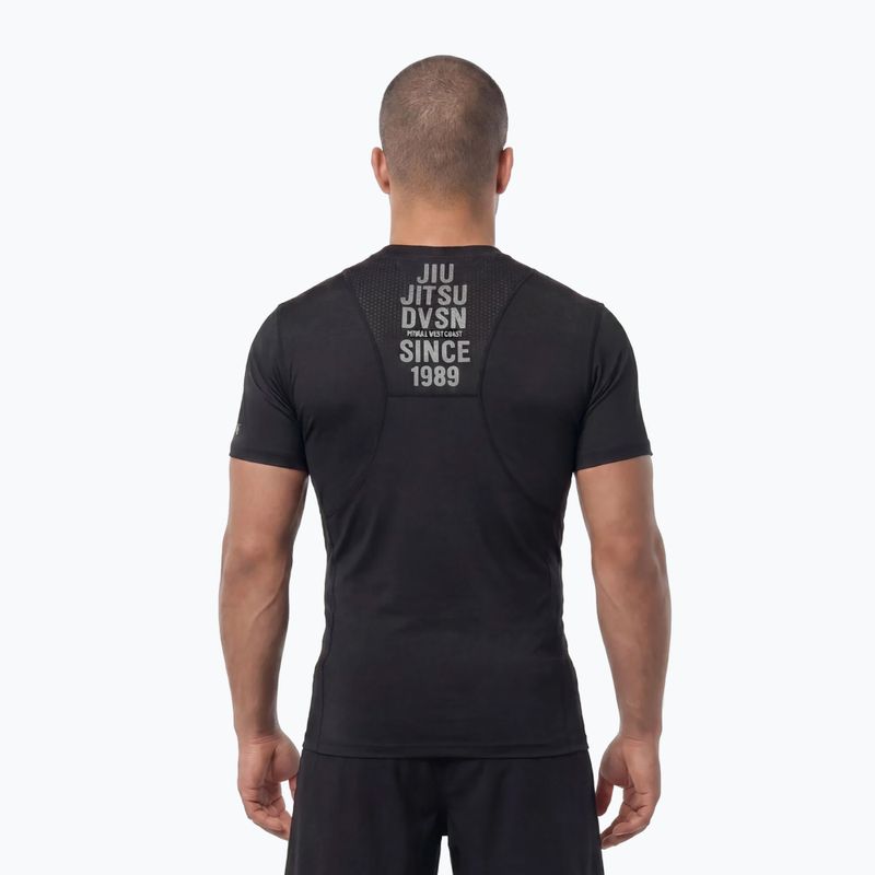 Vyriški marškinėliai Pitbull Mesh Jiu Jitsu black 3
