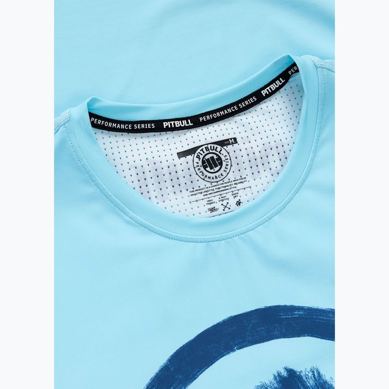 Vyriški marškinėliai Pitbull Palms mesh light blue logo 5