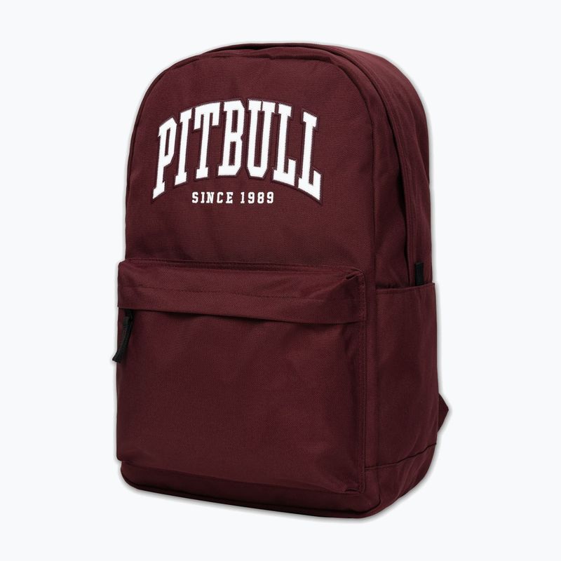 Miesto kuprinė Pitbull Norton dark burgundy 2