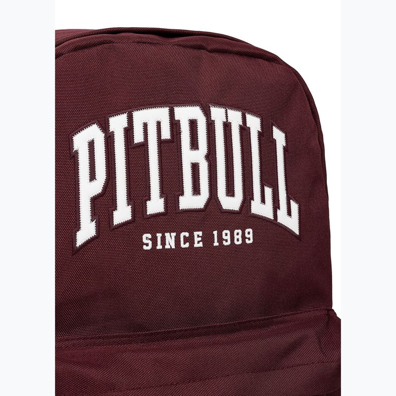 Miesto kuprinė Pitbull Norton dark burgundy 4