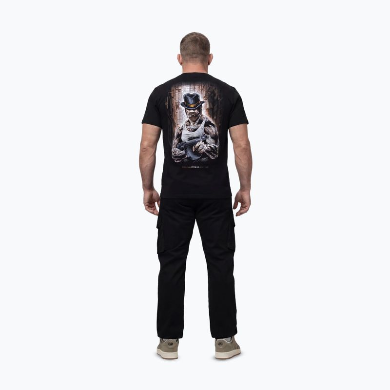 Vyriški marškinėliai Pitbull Hatter black 4