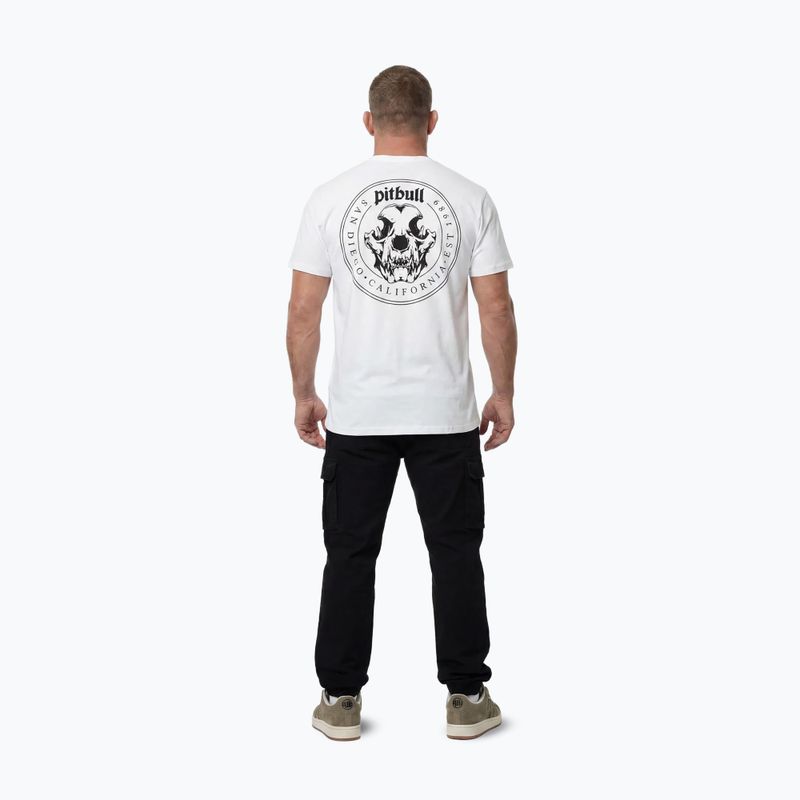 Vyriški marškinėliai Pitbull O'Side Skull white 3